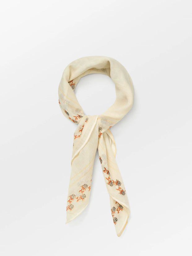 Becksondergaard Brombeere Cotta Scarf - Birch White