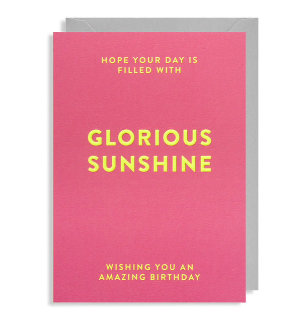 Glorious Sunshine Birthday Card