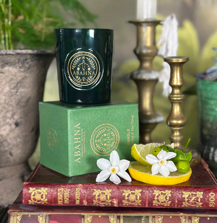Abahna Natural Wax Votive Candle - White Grapefruit & May Chang