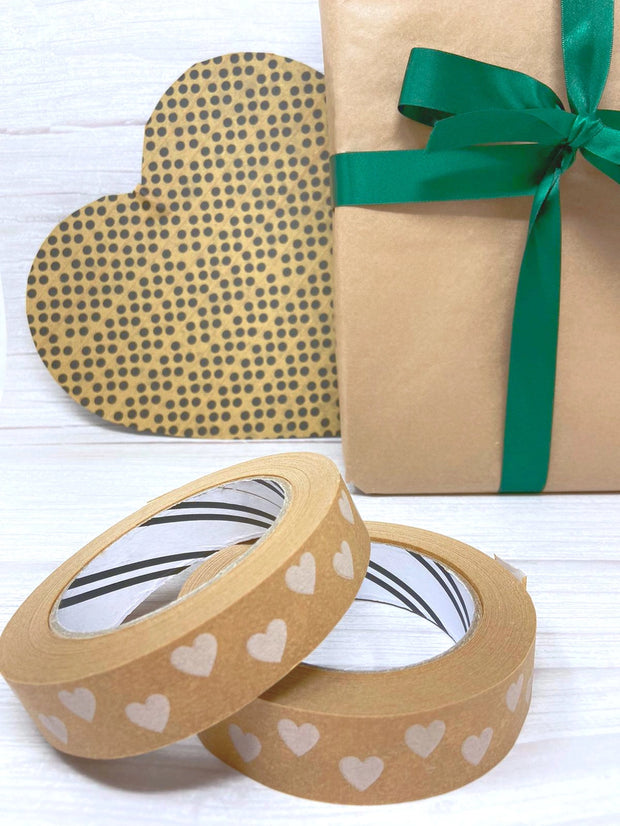 Paper Tape - Hearts 24mm