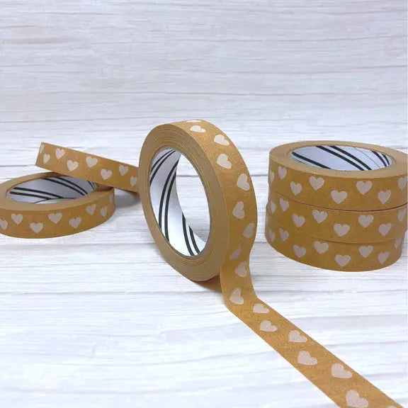 Paper Tape - Hearts 24mm