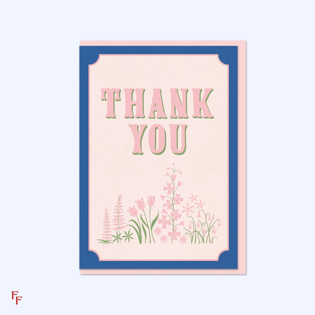 Flora Fricker Thank You Card