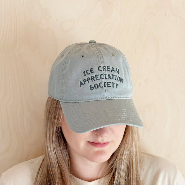 Baseball Cap - Ice Cream Appreciation Society - Vintage Blue