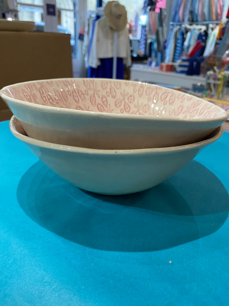 Wonki Ware Patterned Pasta Bowl