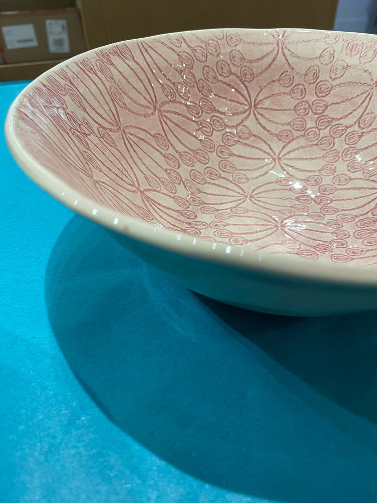 Wonki Ware Patterned Pasta Bowl