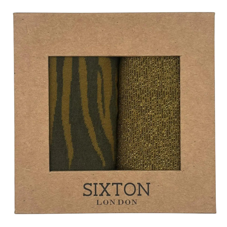 Sixton Sock Box Duo - Ivy Savannah & Olive Tokyo