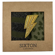 Sixton Ivy Leopard & Berlin Sock Box Duo with Lightning Bolt