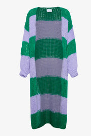 Noella Jagger Knit Cardigan - Orabel Green Stripe