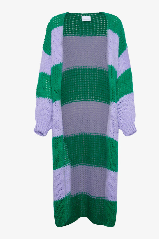 Noella Jagger Knit Cardigan - Orabel Green Stripe