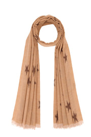 Cashmere & Silk Blend Star Scarf Wrap