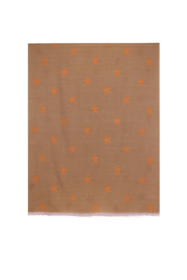 Cashmere & Silk Blend Star Scarf Wrap