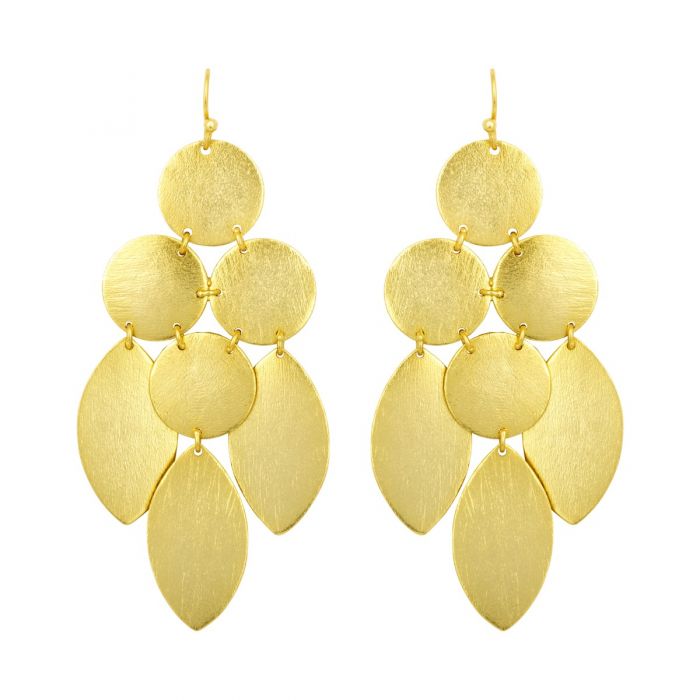 Ashiana Cheyenne Gold Earrings - Mini