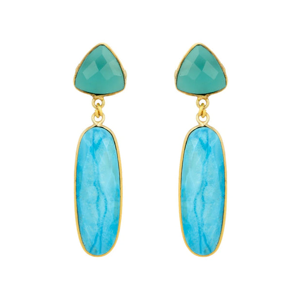 Ashiana Tallulah Earrings - Turquoise