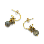 Ashiana Hollie Earrings - Pearl or Labradorite