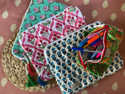 Twizzell Indian Block Print Laptop Pouches