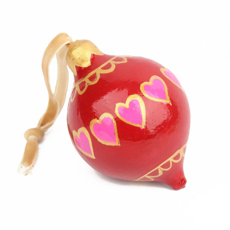 My Doris Painted Teardrop Bauble Decorations