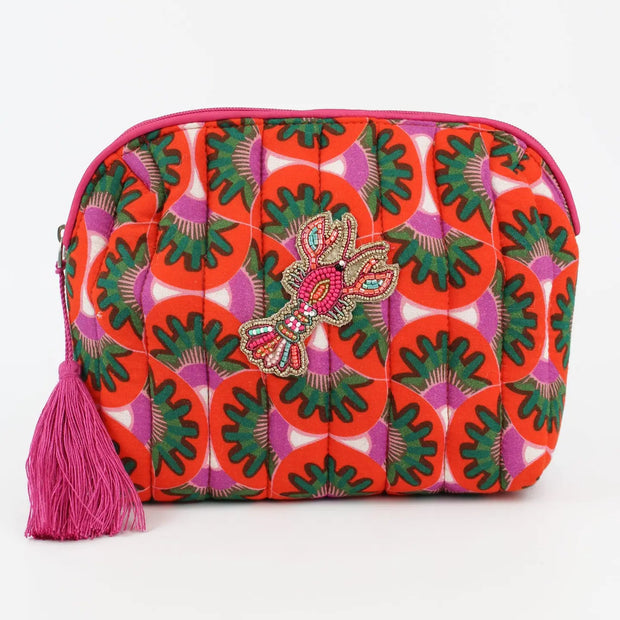 My Doris Quilted Lobster Washbag