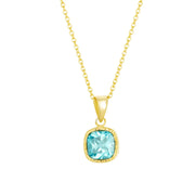 Ashiana Lois Necklace - Blue Topaz