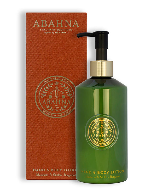 Abahna Hand & Body Lotion - Mandarin & Sicilian Bergamot