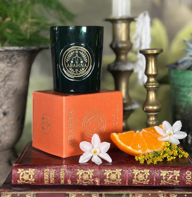 Abahna Natural Wax Votive Candle - Mandarin & Sicilian Bergamot