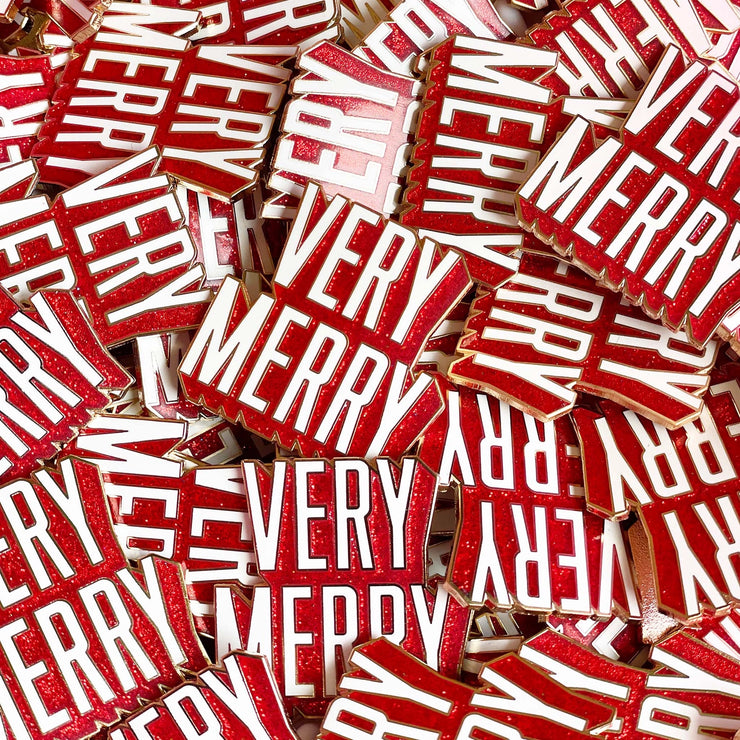 Enamel Pin - Very Merry