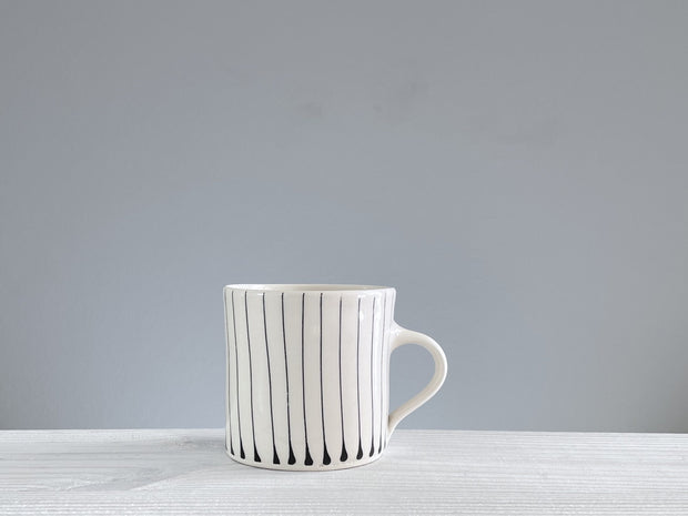 Wonki Ware Large Vertical Stripe Mugs