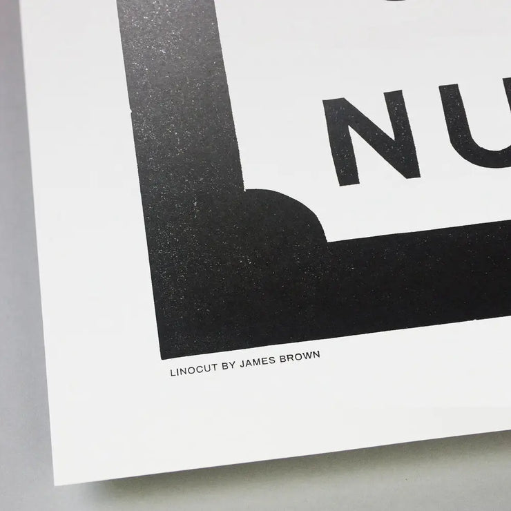 Pressed and Folded Print - Commit No Nuisance