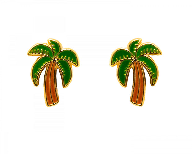 Enamel Earrings