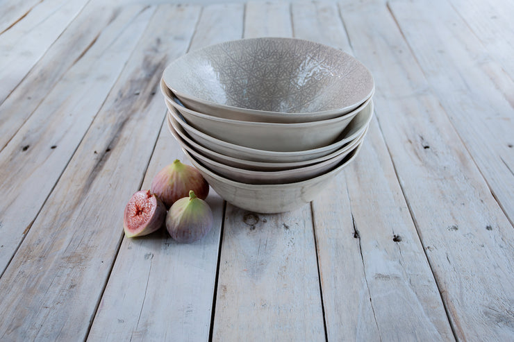 Wonki Ware Patterned Pasta Bowl