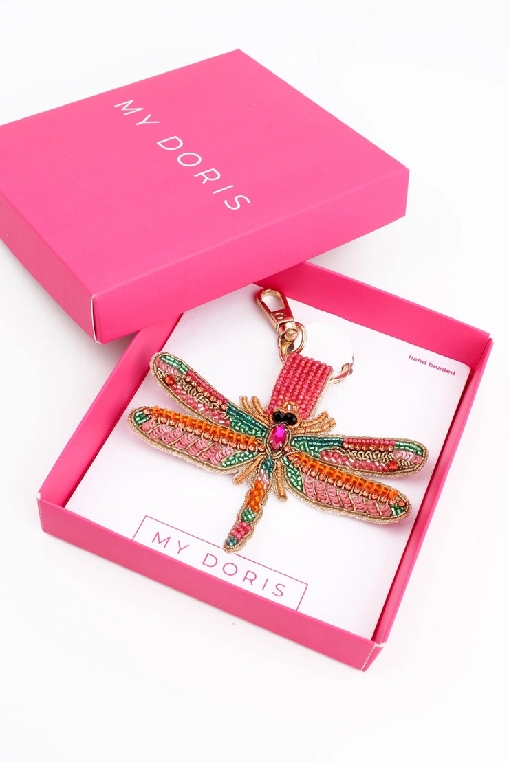 My Doris Dragonfly Keyring - Pink