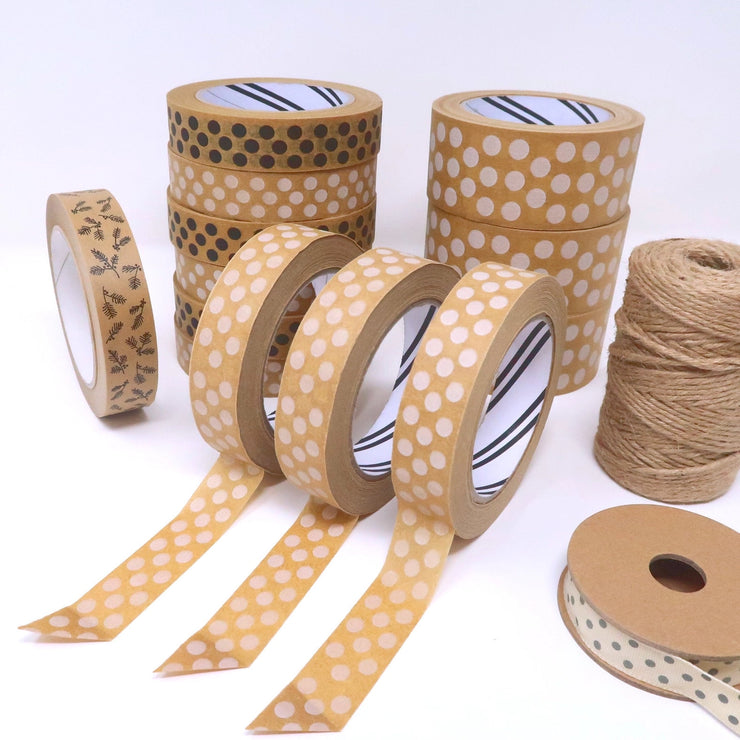 Paper Tape - Polka Dot Print 24mm