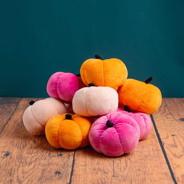 Velvet Table Pumpkins