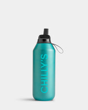 Chilly Bottles Series 2 Flip 500ml - Matte Metallic Atlantis