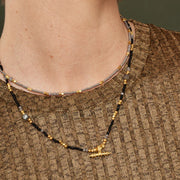 Ashiana Sadie Necklace - Black & Grey