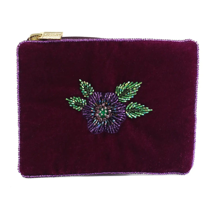 My Doris Small Pouch - Purple Flower