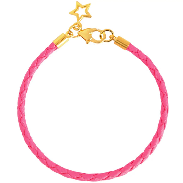 Cockatoo Plaited Stacklet Bracelet - Pink