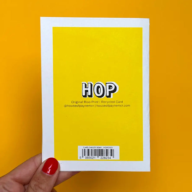 House of Payne - Smiley Face Happy Birthday Card