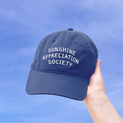 Baseball Cap - Sunshine Appreciation Society - Vintage Blue