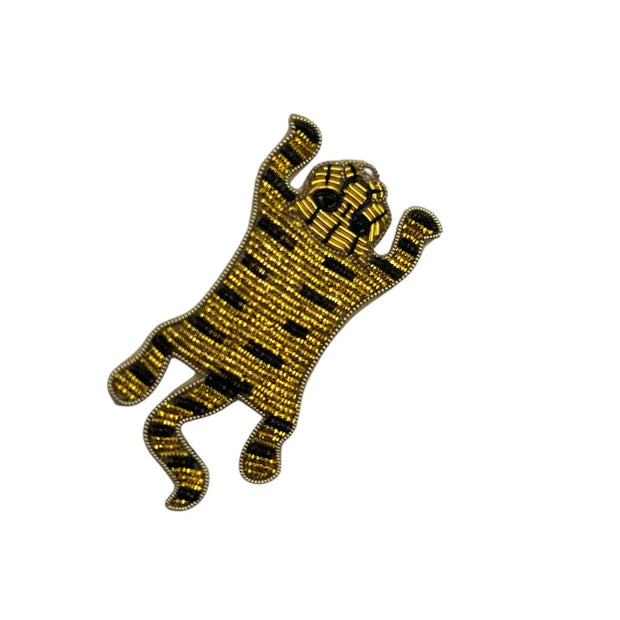 Sixton Red Berlin Sock Duo with Tiger Pin