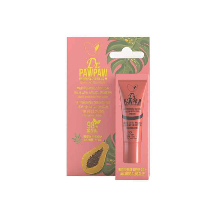 Dr PawPaw Boxed Tinted Balms 10ml - Peach Pink