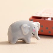 Tiny Matchbox Ceramic Tokens - Elephant