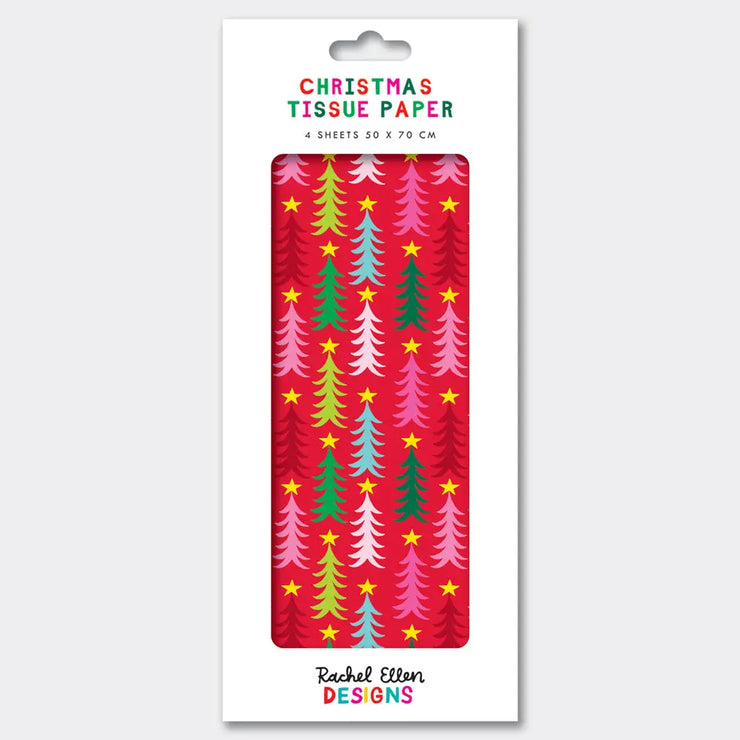 Rachel Ellen Christmas Tissue Paper - Trees