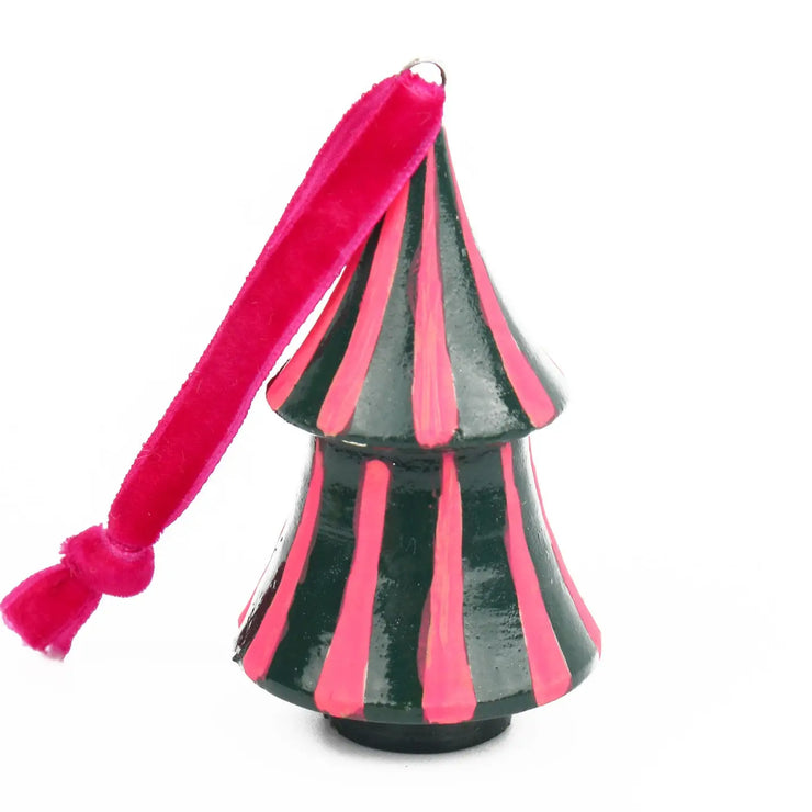 My Doris Striped Tree Christmas Decorations