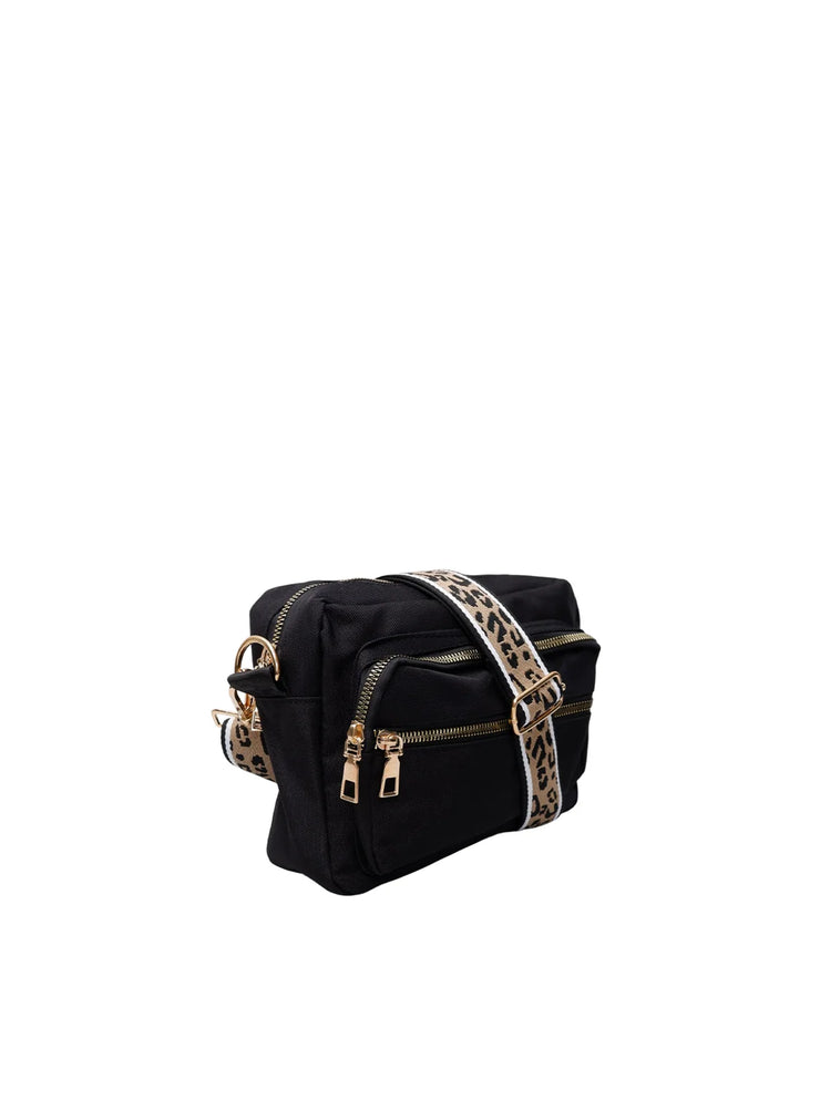 Black Colour Vanda Crossover Bag - Black