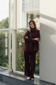 Indi & Cold Corduroy Trousers - Burgundy