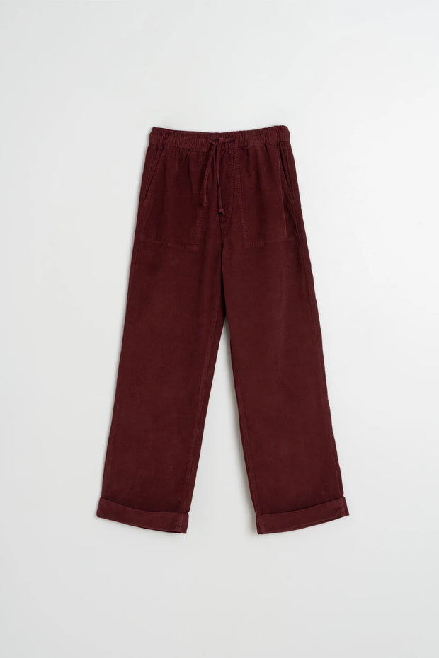 Indi & Cold Corduroy Trousers - Burgundy