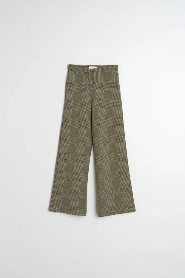 Indi & Cold Khaki Jacquard Trousers
