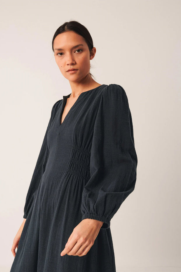 Indi & Cold Crepe Navy Dress