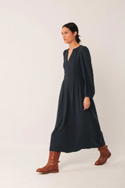 Indi & Cold Crepe Navy Dress