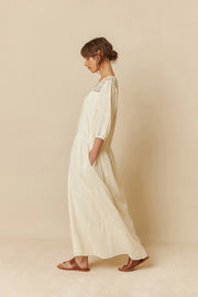 Indi & Cold Cream Maxi Dress